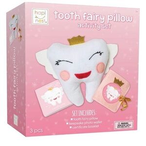 Kids Tooth Fairy Pillow Kit 3 Piece Felt Cover Set Brand  New In The Box